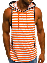 Load image into Gallery viewer, Printed Sleeveless Hooded Vest