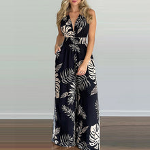 Load image into Gallery viewer, Leaf Print Jumpsuit