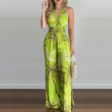 Load image into Gallery viewer, Leaf Print Jumpsuit