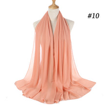 Load image into Gallery viewer, Chiffon Solid Color Scarves