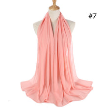 Load image into Gallery viewer, Chiffon Solid Color Scarves