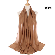 Load image into Gallery viewer, Chiffon Solid Color Scarves