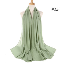 Load image into Gallery viewer, Chiffon Solid Color Scarves
