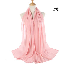 Load image into Gallery viewer, Chiffon Solid Color Scarves