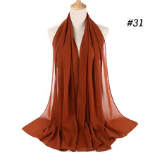 Load image into Gallery viewer, Chiffon Solid Color Scarves