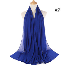 Load image into Gallery viewer, Chiffon Solid Color Scarves