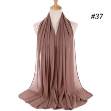 Load image into Gallery viewer, Chiffon Solid Color Scarves