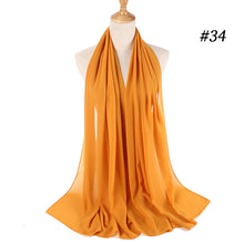 Load image into Gallery viewer, Chiffon Solid Color Scarves