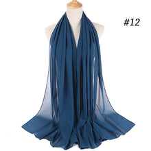 Load image into Gallery viewer, Chiffon Solid Color Scarves