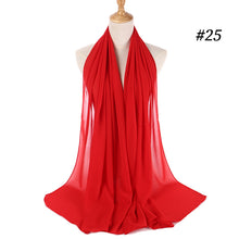 Load image into Gallery viewer, Chiffon Solid Color Scarves