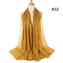 Load image into Gallery viewer, Chiffon Solid Color Scarves