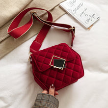 Load image into Gallery viewer, Velvet diamond bag