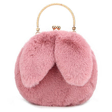 Load image into Gallery viewer, Plush Bunny Ear Handbag