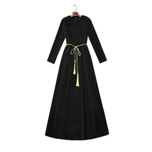 Load image into Gallery viewer, Maxi Loose Fit Velour Dress