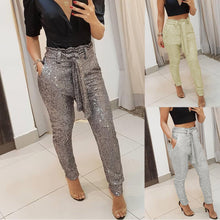 Load image into Gallery viewer, Glittery Harem Pencil Pants