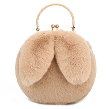 Load image into Gallery viewer, Plush Bunny Ear Handbag
