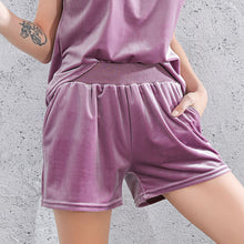 Load image into Gallery viewer, Velour Relaxed Short Set