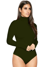 Load image into Gallery viewer, Solid Color Turtleneck Bodysuit