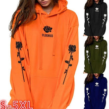 Load image into Gallery viewer, Rose Accented Oversized Sweatshirt