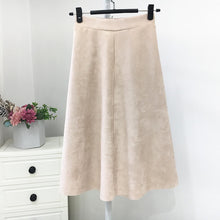Load image into Gallery viewer, Brushed Velour High Waisted Skirt
