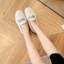 Load image into Gallery viewer, Lambs Wool Comfy Flat Shoes