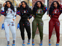 Load image into Gallery viewer, Heavy Cotton Printed Jogger Set
