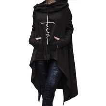 Load image into Gallery viewer, Irregular Hemmed Hooded Cape