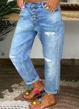 Load image into Gallery viewer, Loose Fit 6-button Jeans