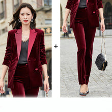 Load image into Gallery viewer, Velour & Satin Suit