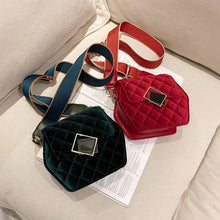 Load image into Gallery viewer, Velvet diamond bag