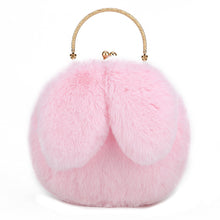 Load image into Gallery viewer, Plush Bunny Ear Handbag