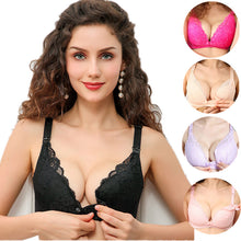 Load image into Gallery viewer, Lace & Cotton Nursing Bra