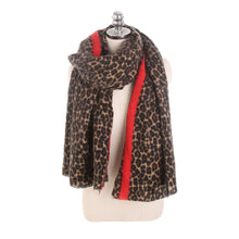 Load image into Gallery viewer, Leopard-Print Jacquard Shawl