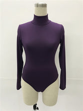 Load image into Gallery viewer, Solid Color Turtleneck Bodysuit