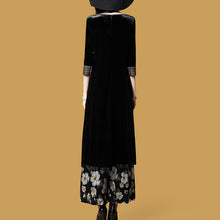 Load image into Gallery viewer, Velour Wide-leg Pants Suit