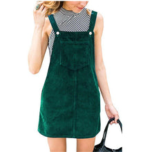 Load image into Gallery viewer, Classic Corduroy Solid Color Dress