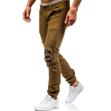 Load image into Gallery viewer, Casual Fit Shredded Jeans
