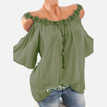 Load image into Gallery viewer, Flowered Collar & Strapless Top
