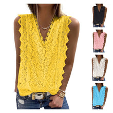Load image into Gallery viewer, Lace Sleeveless Top