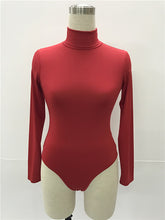 Load image into Gallery viewer, Solid Color Turtleneck Bodysuit