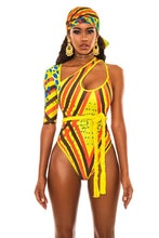 Load image into Gallery viewer, Cut Out Shoulder Triangular 2-PC Swimsuit