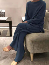 Load image into Gallery viewer, Casual Knit Tunic Pant Set