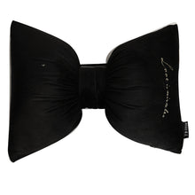 Load image into Gallery viewer, Velvet Bow Tie Accent Pillow