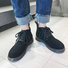 Load image into Gallery viewer, Suede Casual Laced Boots