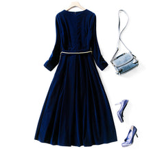 Load image into Gallery viewer, Maxi Loose Fit Velour Dress