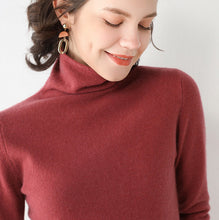 Load image into Gallery viewer, Turtleneck Cashmere Sweater
