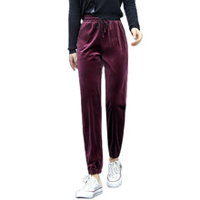 Load image into Gallery viewer, Velour Casual Warm Trousers