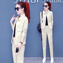 Load image into Gallery viewer, Corduroy Casual Pants Suit