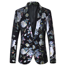 Load image into Gallery viewer, Satin Print Suit Jacket