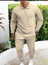 Load image into Gallery viewer, Casual Striped Pant Suit